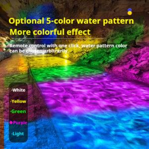Five-Color Changing Water Ripple