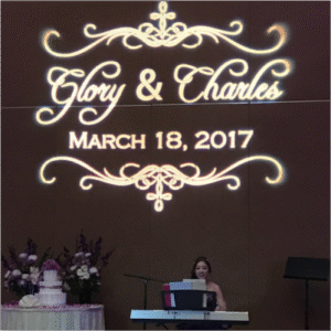 Custom - designed Pattern Projector for Weddings