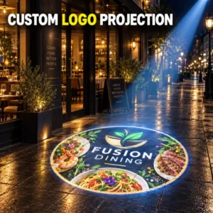 Store logo projection lamp
