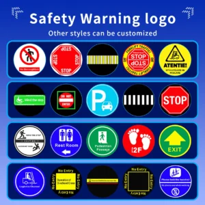 Industrial warning pattern gobo
