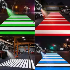 Outdoor Zebra Crossing Projector Light