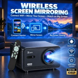 Video Projector with Auto USB Import & Play