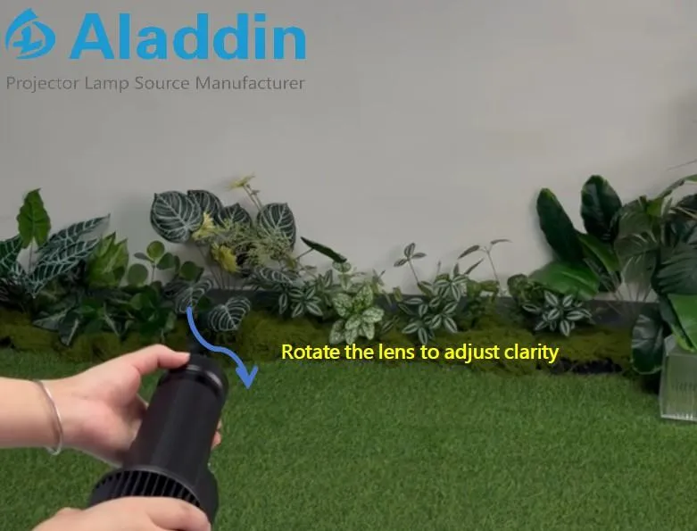 How to adjust the clarity of the projection light 1