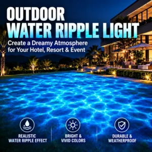 40-105W Low power Water pattern projection lamp
