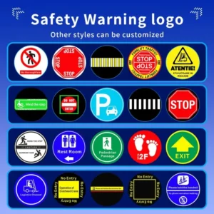 Industrial warning pattern gobo