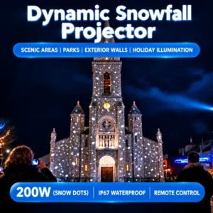 Outdoor Dot Snowflake Lights
